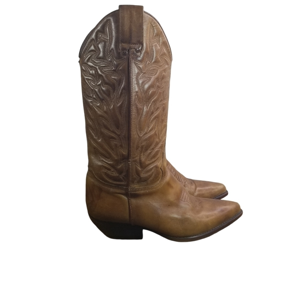 Guess by Georges Marciano leather cowboy boots - Picture 2 of 14